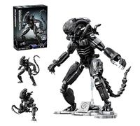 PlayExquizen Xenomorph Building Block Set, Alien Action Figure Building Kits, Horror Sci - Fi Collectible Bricks Model Figure, Decorations, Gifts for Adults Teen Birthday for Movie Fans (1011 PCS)