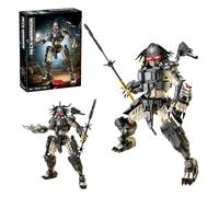 PlayExquizen Xenomorph Warrior Building Sets Building Blocks Kit, Alien Horror Action Figure Bricks Model Toy, Home Office Decor, STEM Gifts for Teens Boys & Girls 14+