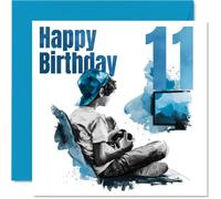 Playful 11th Birthday Card, Level Up to 11