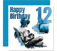 Playful 12th Birthday Card, Level Up to 12