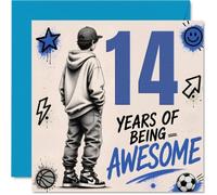 Playful 14th Birthday Card, Epic Street Vibes