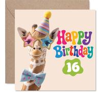 Playful 16th Birthday Card, Bursting with Birthday Cheer
