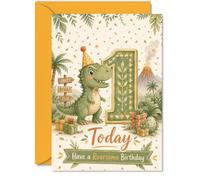 Playful 1st Birthday Card, Roarsome Birthday Fun