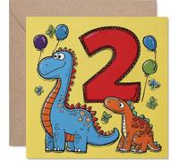 Playful 2nd Birthday Card, Roaring Fun for Their Big Day