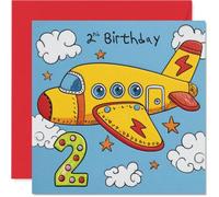 Playful 2nd Birthday Card, Up, Up and Hooray
