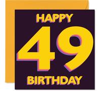 Playful 49th Birthday Card, Big 49 Energy