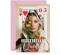 Playful 65th Birthday Card, Crowning Her the Birthday Queen