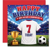 Playful 7th Birthday Card, Celebrate Like a Champion