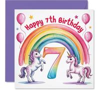 Playful 7th Birthday Card, Magical Birthday Wishes