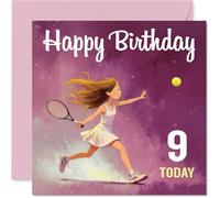 Playful 9th Birthday Card, Swinging into Birthday Fun