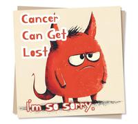 Playful and Sincere Sympathy Card for Cancer Patient - Lighthearted Yet Supportive - So Sorry - Sickness - for a Friend, Bestie, Loved One, Special Someone, Relative, Family, Other
