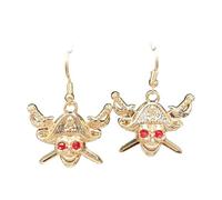 Playful Animal Shaped User Friendly Alloy Earrings With Detailed Carving For Themed Event And Daily Wear Lightweight Funny Earrings For Parties