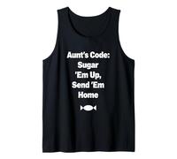 Playful Aunt Code Spoiled Family Humor Art Tank Top