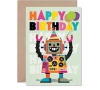 Playful Birthday Card, Bursting with Birthday Fun