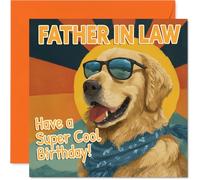 Playful Birthday Card for Father in Law, Brighten His Day