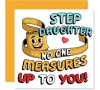 Playful Birthday Card for Step Daughter, Nobody Compares