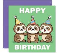 Playful Birthday Card, Let's Hang Out and Celebrate