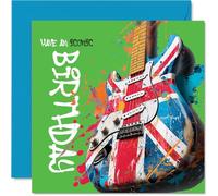 Playful Birthday Card, Rock Out on Your Big Day