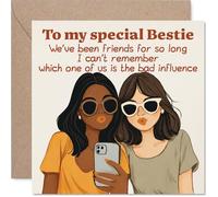 Playful Birthday Card, Who's the Bad Influence