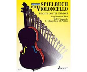 Playful book for violoncello Vol. 2 Performing score 1 or 2 cellos (easy) Easy D