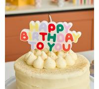Playful Brights 'Happy Birthday to You' Candle