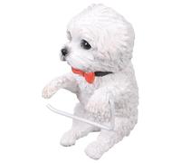 Playful Canine Inspired Tissue Dispenser Sturdy Resin Construction Unique Housewarming Party Dog Shape Tissue Box Organizers