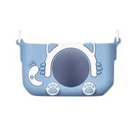 Playful Cartoon Feline Camera Protective Case - Child's Digital Protective Casing Shell, Durable Outer Housing for Video Action Recording Equipment Device | Entertaining Young Male Female Photography
