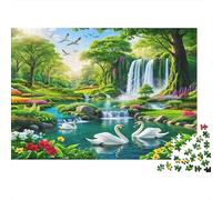 Playful Critters Jigsaw Puzzles Whimsical Beasts 1000Pc Recycled Paper for Adults Puzzle Difficult Challenging Game Decompression Home Fun Present Gift 70x50cm/1000pcs