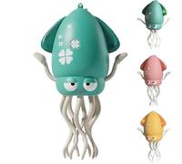 Playful Dancing Octopus Toy, Smart Tentacle Explorer, Wiggly Wonder Octopus, Crawling Dancing Automatic Obstacle Sensor Toys, Automatic Dancing Octopus Toys with LED Lights & Music(Green,+Fishing Rod)