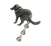 Playful Dog Poop Brooch Eye Catching Badge Pin Accessory For Individuals Seeking To Express Their Unique Taste Fashionable Humor, One Size, as described