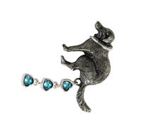 Playful Dog Poop Brooch Eye Catching Badge Pin Accessory For Individuals Seeking To Express Their Unique Taste Sturdy Alloy Brooch