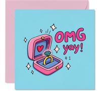 Playful Engagement Card, OMG Yay