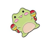 Playful Frogs Music Band Badges Stylish Animal Musician Brooch Pin Set Fun Frogs Lapel Badges For All Ages Fashion Accessories