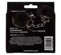 Playful Furry Cuffs - Black