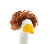 Playful Gooses Wigs Pets Fun Accessory Stylish Practical Pets Headwears Suitable For Parties And Photos Gooses Braid Wigs