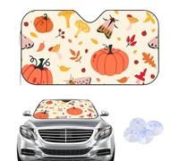 Playful Harvest Design Windscreen Cover Sunshades, Frost Car Screen Cover Winter, Car Accessories Frost Shield for Gifts for Men Windscreen Protector Window Suv Van(145× 80 cm)
