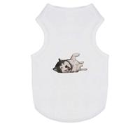'Playful Husky' Pet Dog/Cat T-Shirt (PT00097796)