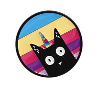 Playful Inspired Black Cats Oil Pin Lovely Accessory Animal Themed Gift Pin for Everyday Wear Special Occasions Lovely Cats Badge
