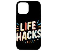 Playful Life Hacks Saying Look Case for iPhone 12 Pro Max