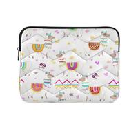 Playful Llamas White Laptop Bag 15.6 inch Protective Computer Bag, Sleeve for Laptop