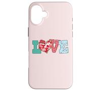 Playful Love Heart Western Romance Illustration Case for iPhone 16 Plus