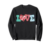 Playful Love Heart Western Romance Illustration Sweatshirt