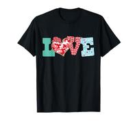 Playful Love Heart Western Romance Illustration T-Shirt