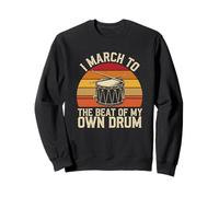 Playful Marching Line Rhythm Quote Sweatshirt