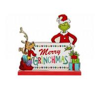 Playful Merry Grinchmas Standing Christmas Plaque