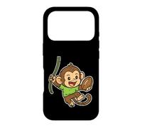 Playful Monkey Rugby swing Cartoon Case for iPhone 17 Pro
