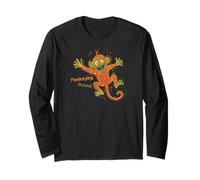 Playful Monkeying Around Colorful Men Women Kids Fun Tee Long Sleeve T-Shirt