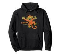 Playful Monkeying Around Colorful Men Women Kids Fun Tee Pullover Hoodie