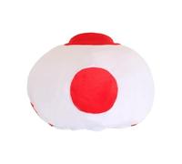 Playful Mushroom Hat - Red & White Spotted Toad Costume Headpiece for Adults, Unique Dress-Up Prop & Cosplay Accessory