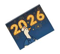 Playful Nurse Gooses Yearly Calendar Tear Resistant Sheets 2026 Daily Planner Office Humor Conversation Starter Gift Nurse Themed Desk Calendar